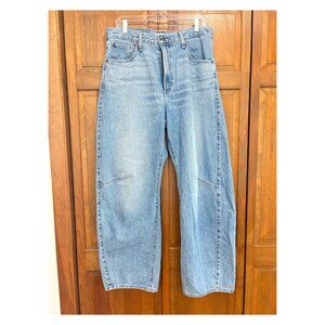 Levi’s Cinch Waist Barrel Jeans High Rise Denim Size 32 X 31